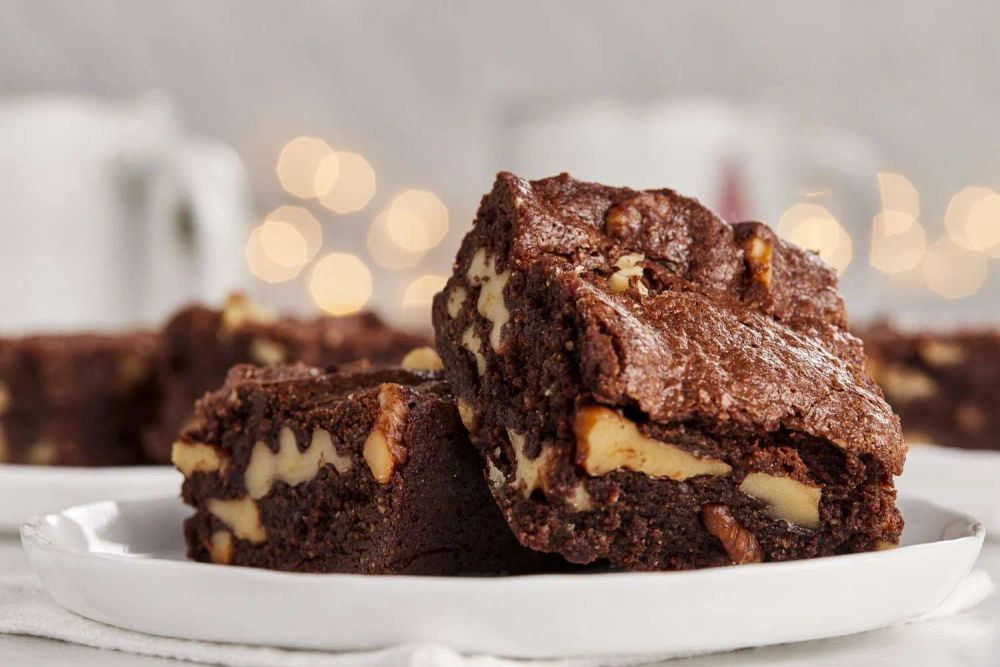 Ghirardelli One-Bowl Flourless Brownies