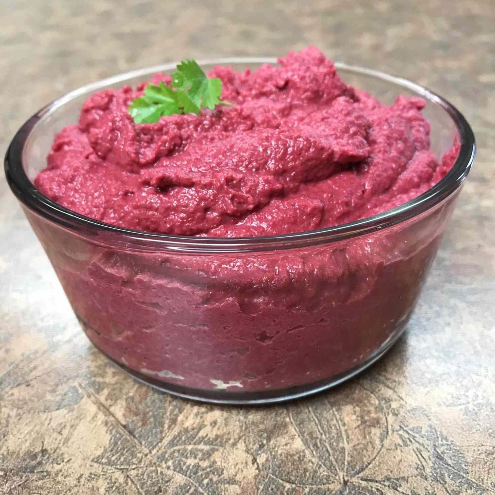 Roasted Beetroot and Garlic Hummus