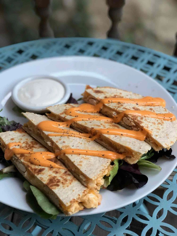 Buffalo Chicken Quesadillas