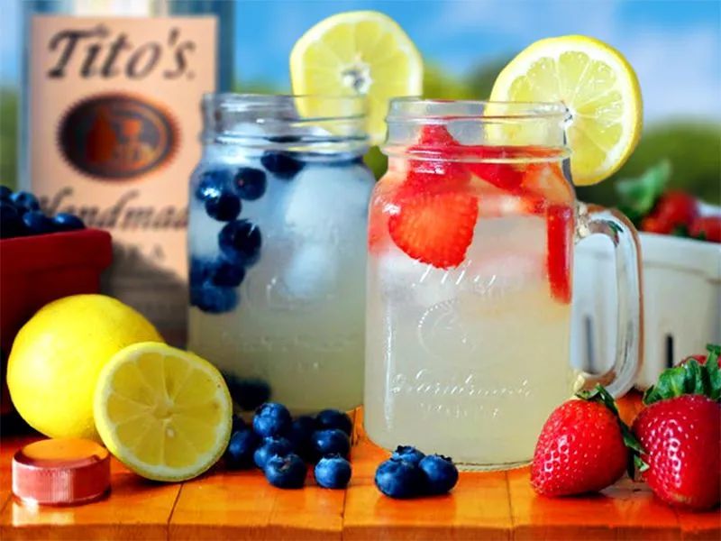 Tito's Berry Lemonade