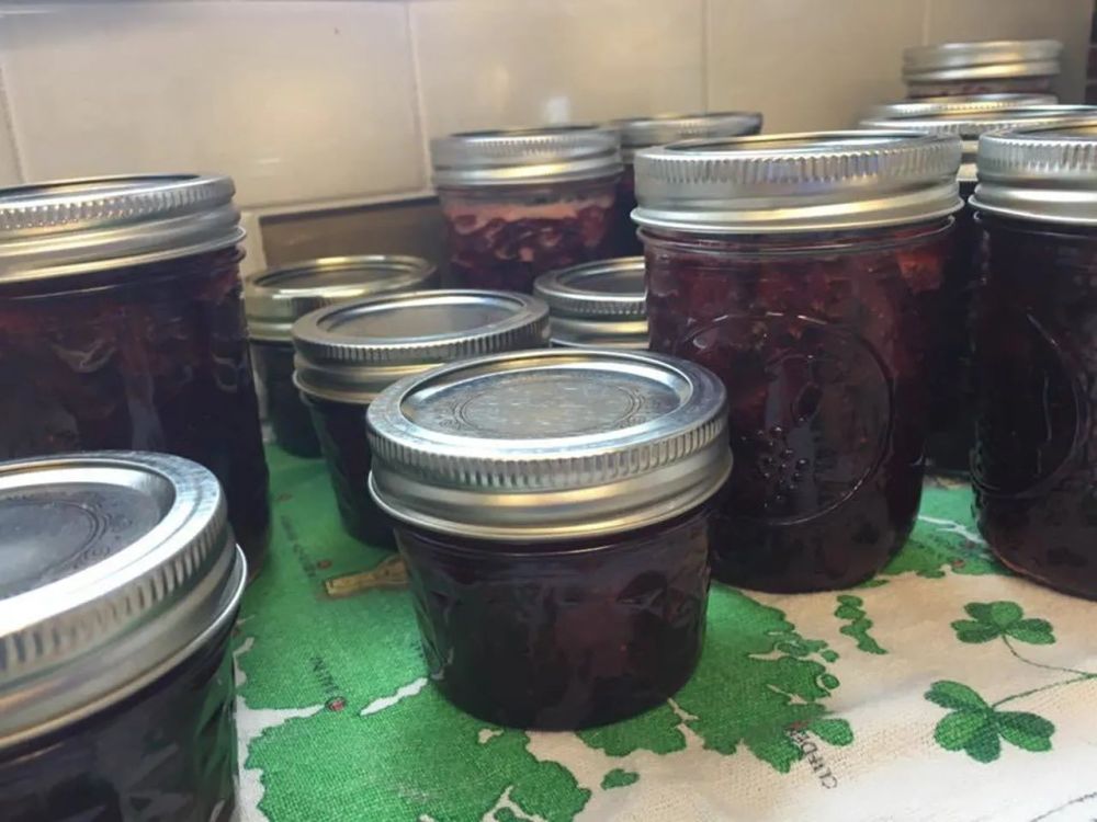 Sour Cherry Amaretto Jam