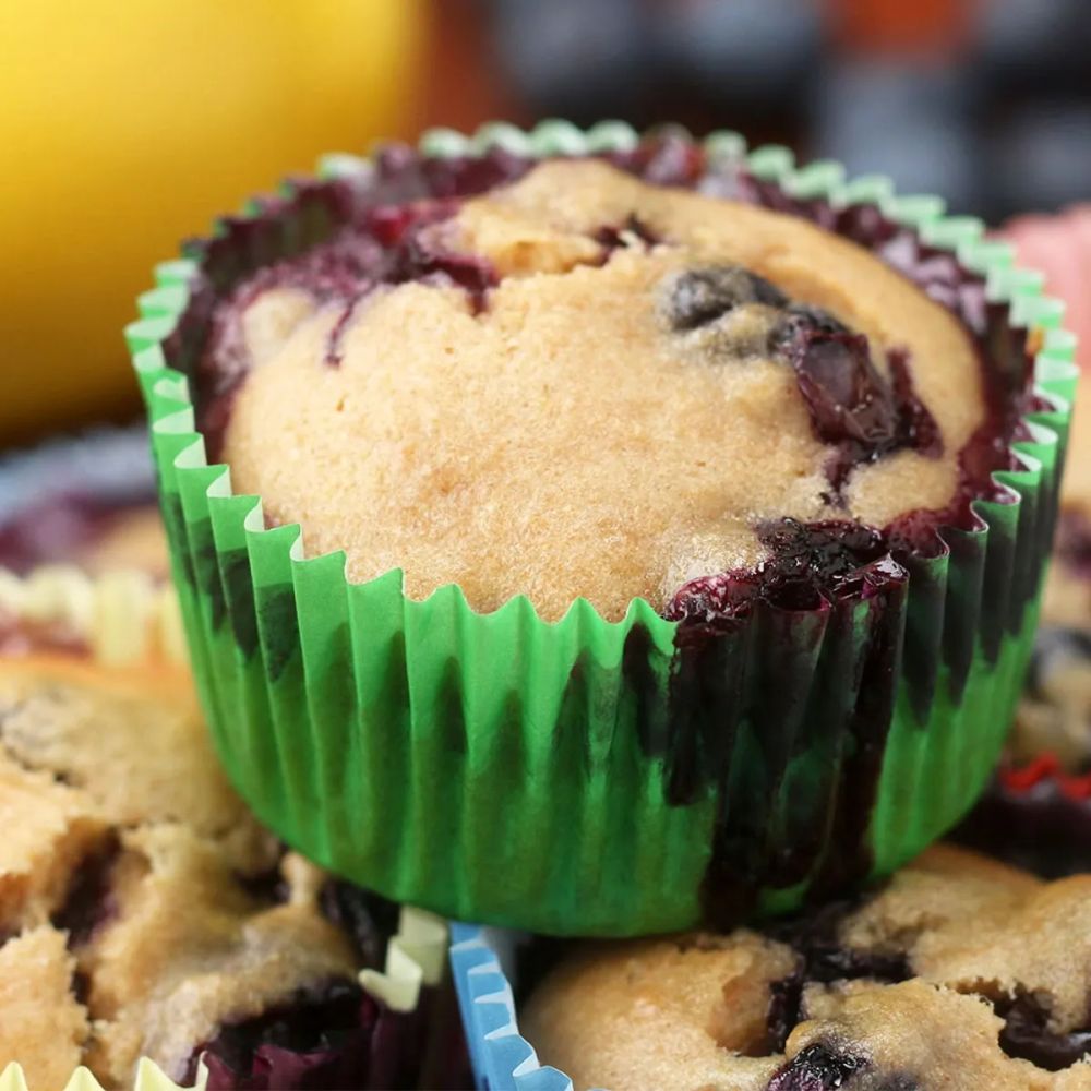 Blueberry Lemon Yogurt Muffins