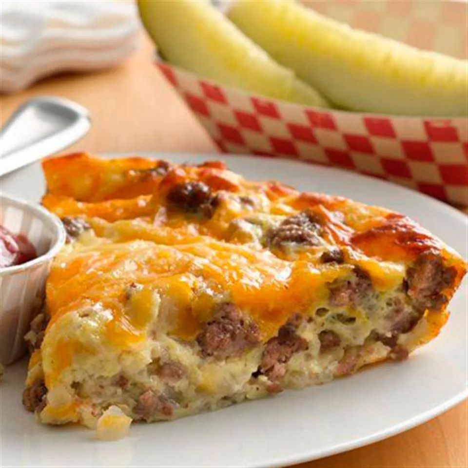 Impossibly Easy Cheeseburger Pie