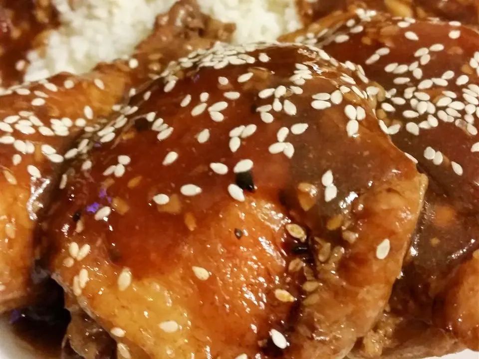 Sesame Chicken Thighs