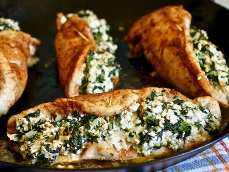 Cottage Cheese Spinach Chicken