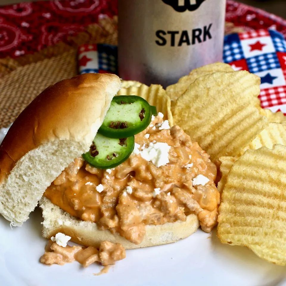 Buffalo Chicken Sloppy Joes