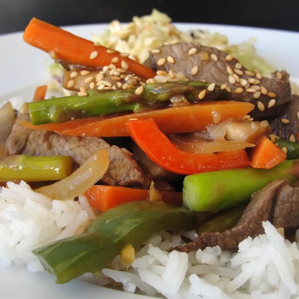 Essanaye's Sesame Beef Stir Fry