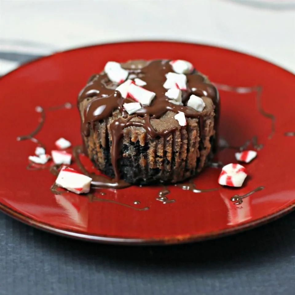 Chocolate Peppermint Cheesecake Bites