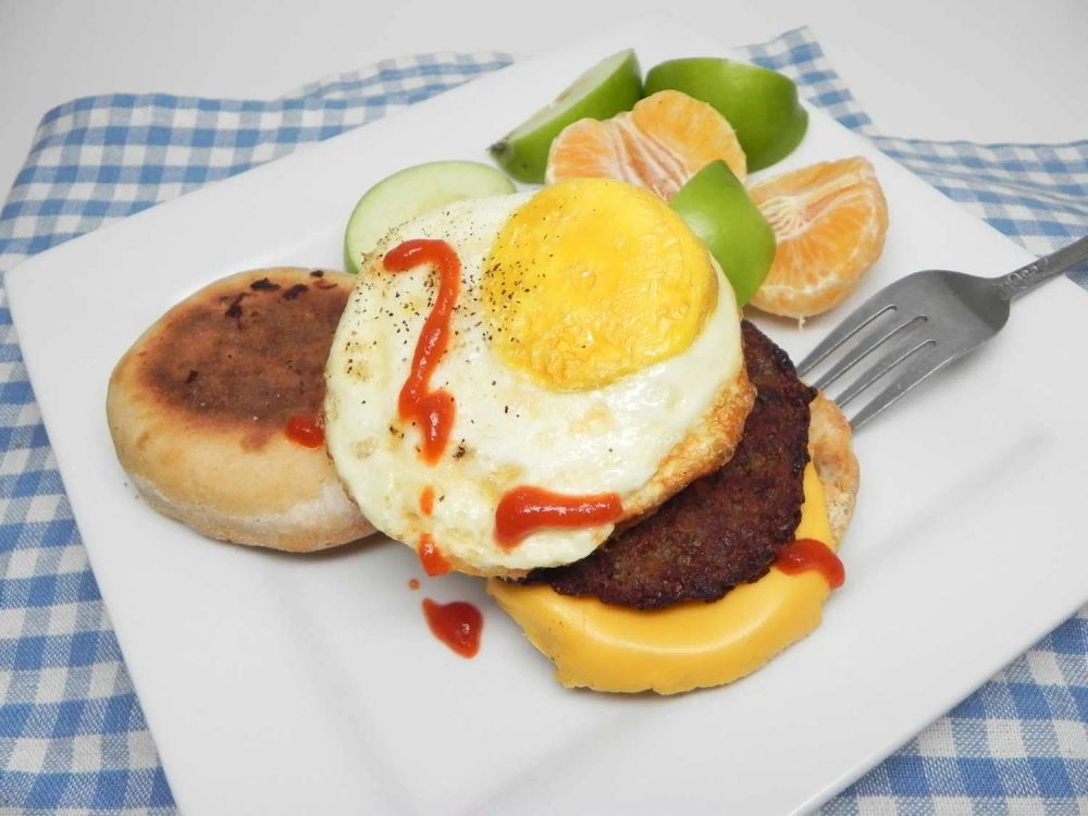 Air Fryer Breakfast Sandwich On the Go