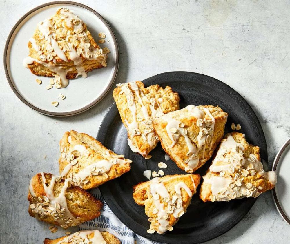 Maple and Walnut Oat Scones