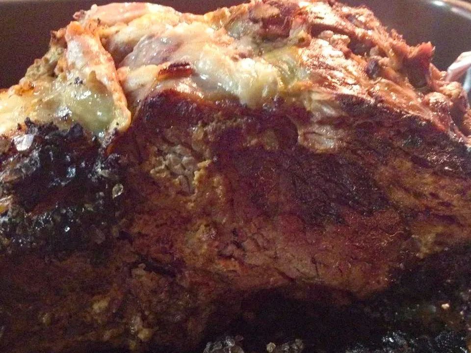 Rock Salt Roast Prime Rib