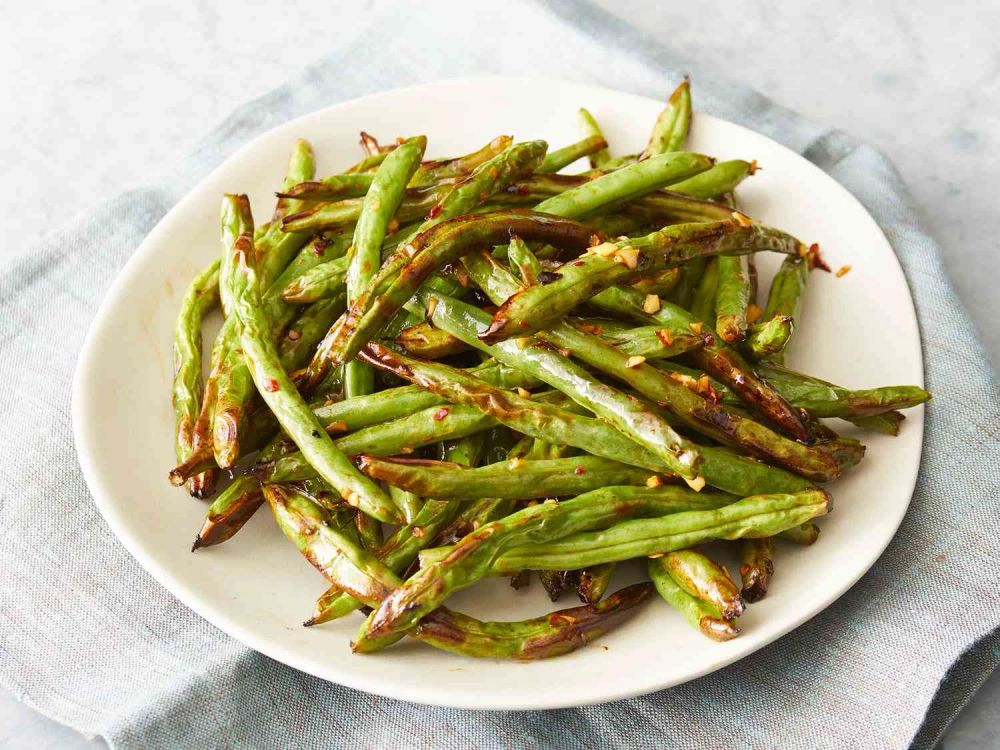 Spicy Air Fryer Green Beans