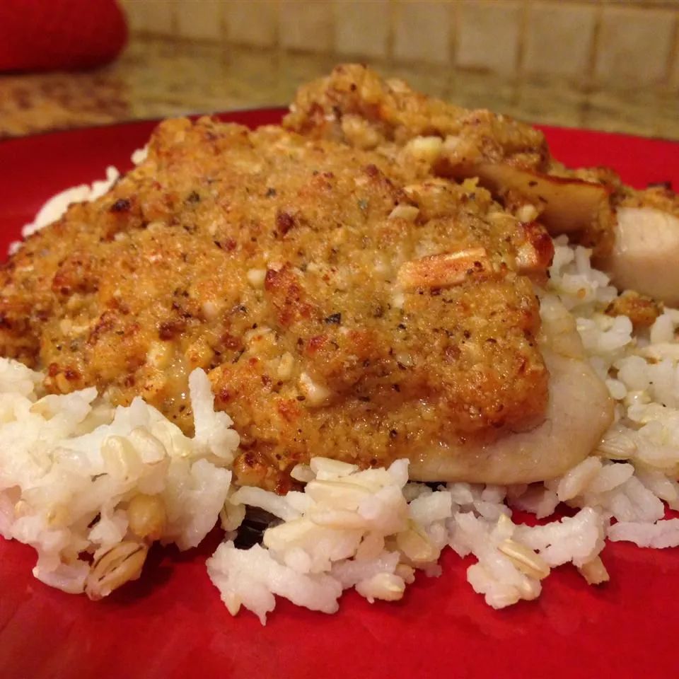 Almond and Parmesan Crusted Tilapia