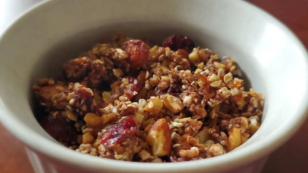 Almond Cranberry Crumble