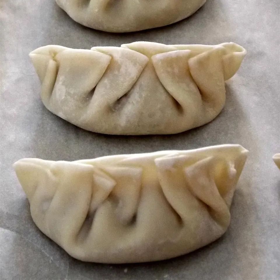 Chinese Dandelion Dumplings