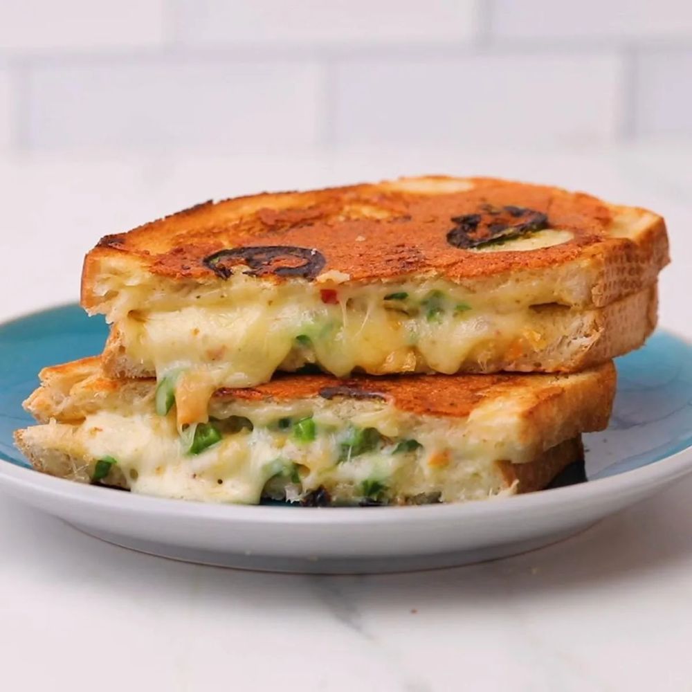 Ultimate Spicy Grilled Cheese