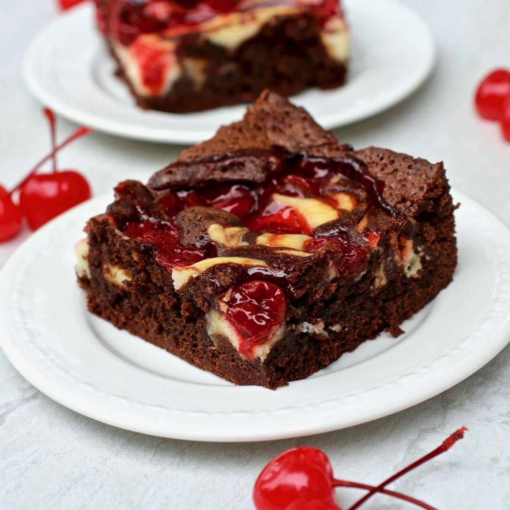 Cherry Cheesecake Brownies