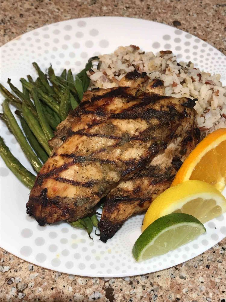 Grilled Citrus Jerk Chicken