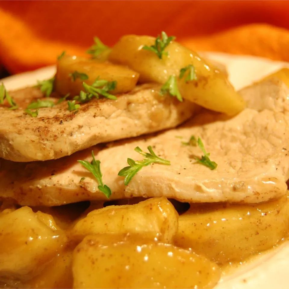 Sherry Apple Pork Chops