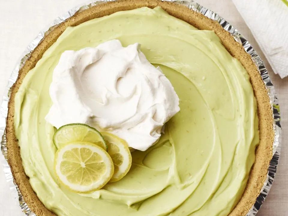 The Best Lemon Lime Avocado Pie