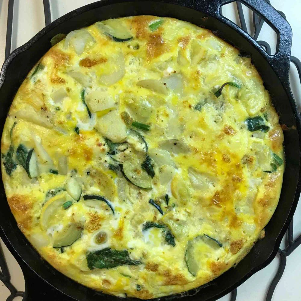 Spring Vegetable Frittata for Mother