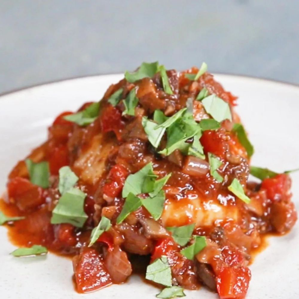 Easy Chicken Cacciatore