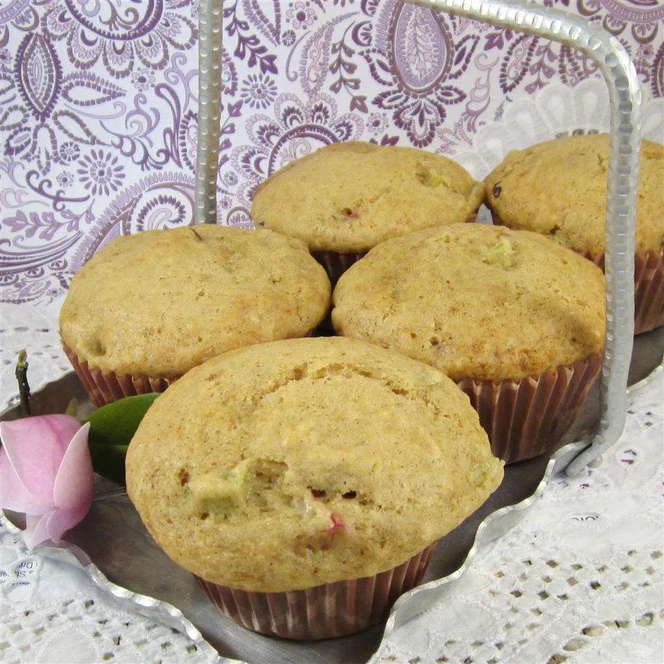 Tuxedoville's Rhubarb Muffins