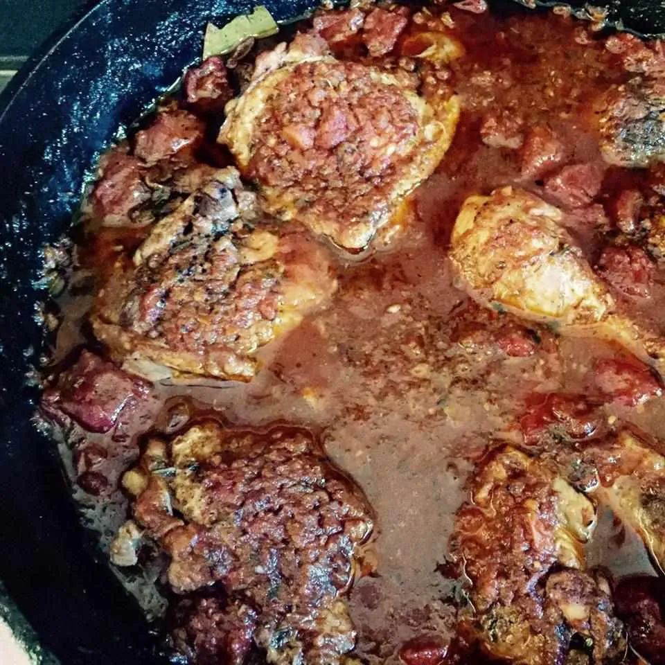 My Italian Grandfather's Chicken Cacciatore