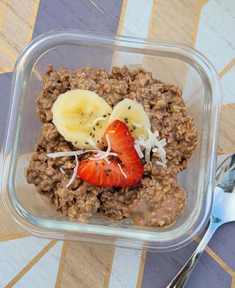 Peanut Butter Chocolate Overnight Oats