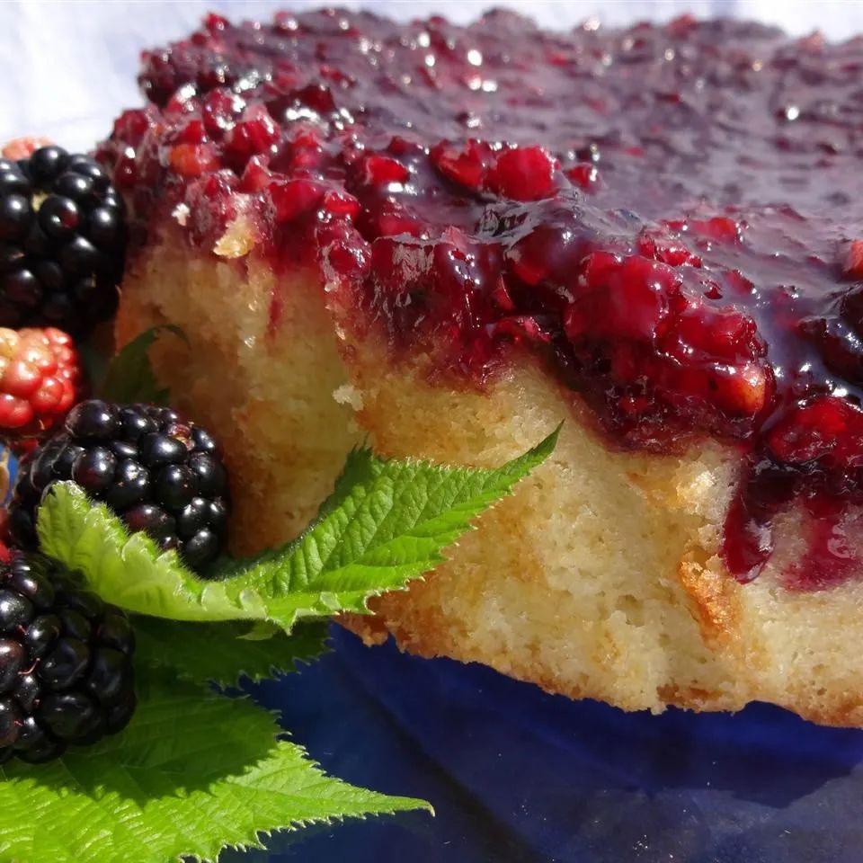 Blackberry Upside-Down Cake