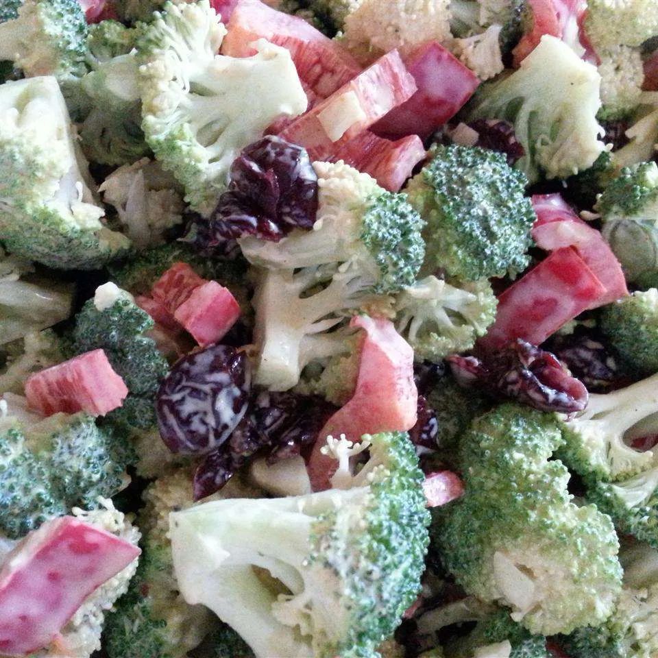 Curried Broccoli Cranberry Salad