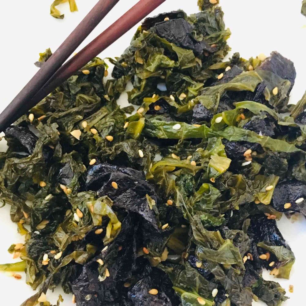 Asian-Inspired Mustard Greens