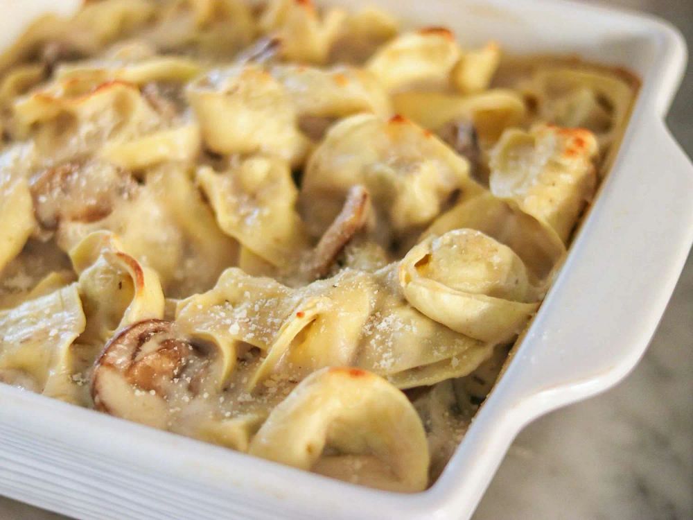 Cheesy Baked Tortellini