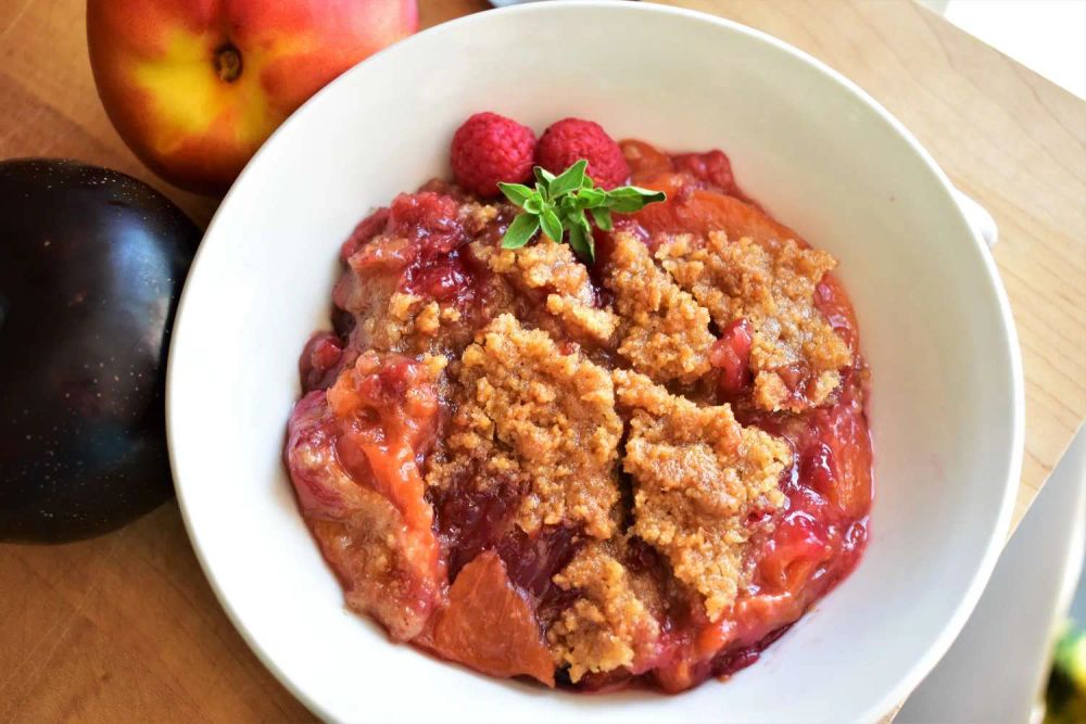 KK's Three Fruit Cobbler