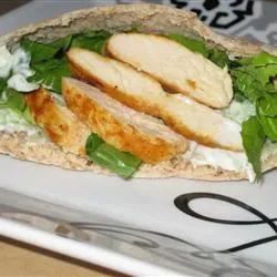 Chicken Caesar Pitas