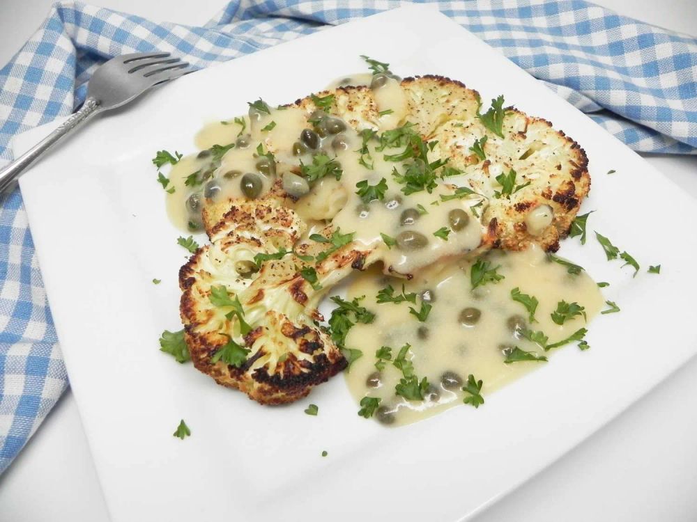 Roasted Cauliflower "Piccata"