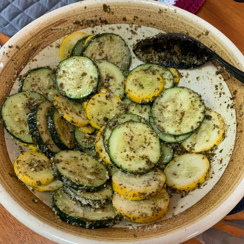 Pesto Squash