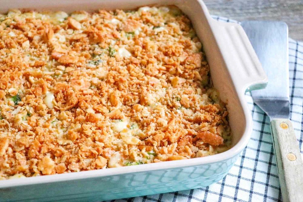 Chicken, Broccoli, and Cottage Cheese Casserole