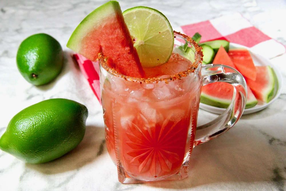 Watermelon-Cucumber Agua Fresca