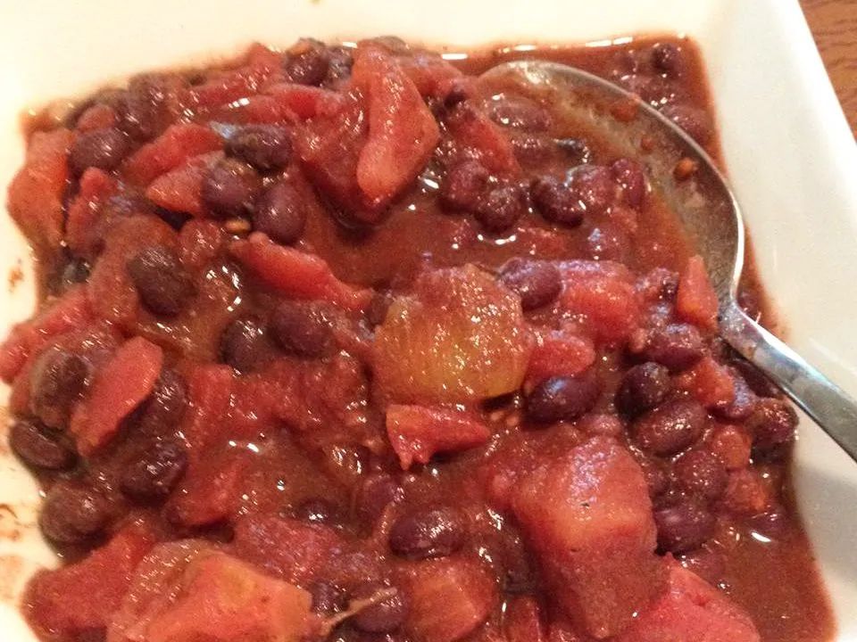 Easy Black Beans and Tomatoes