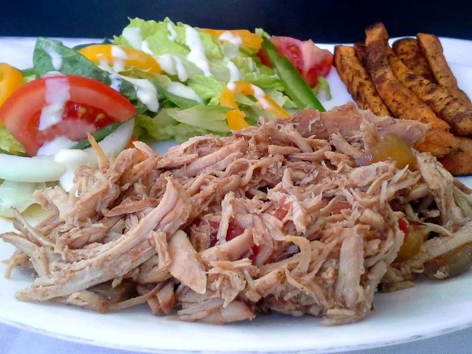 Sweet and Smoky Slow-Cooked Pulled Pork Loin