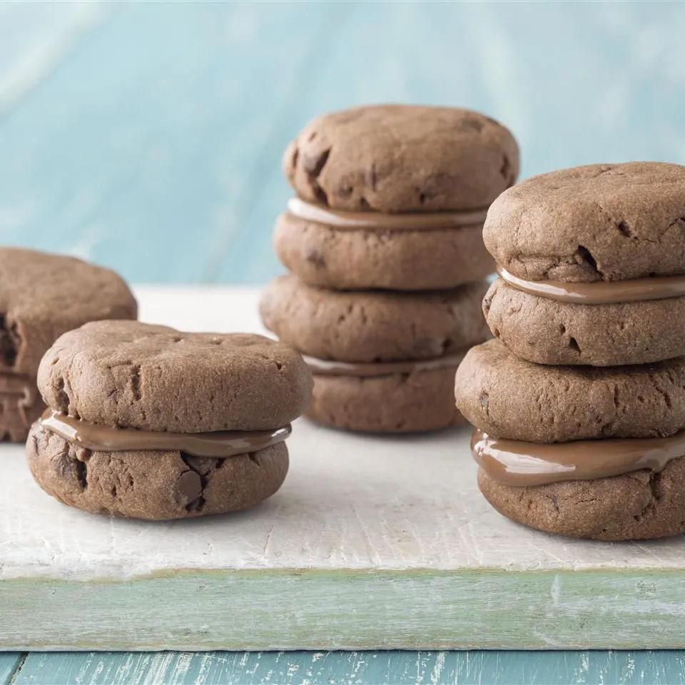 Double Chocolate Sandwich Cookies