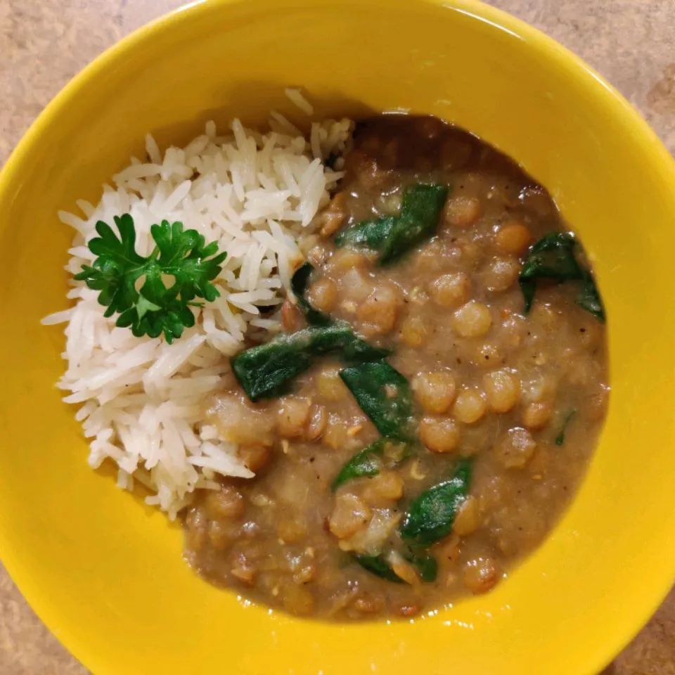 Lentils And Spinach