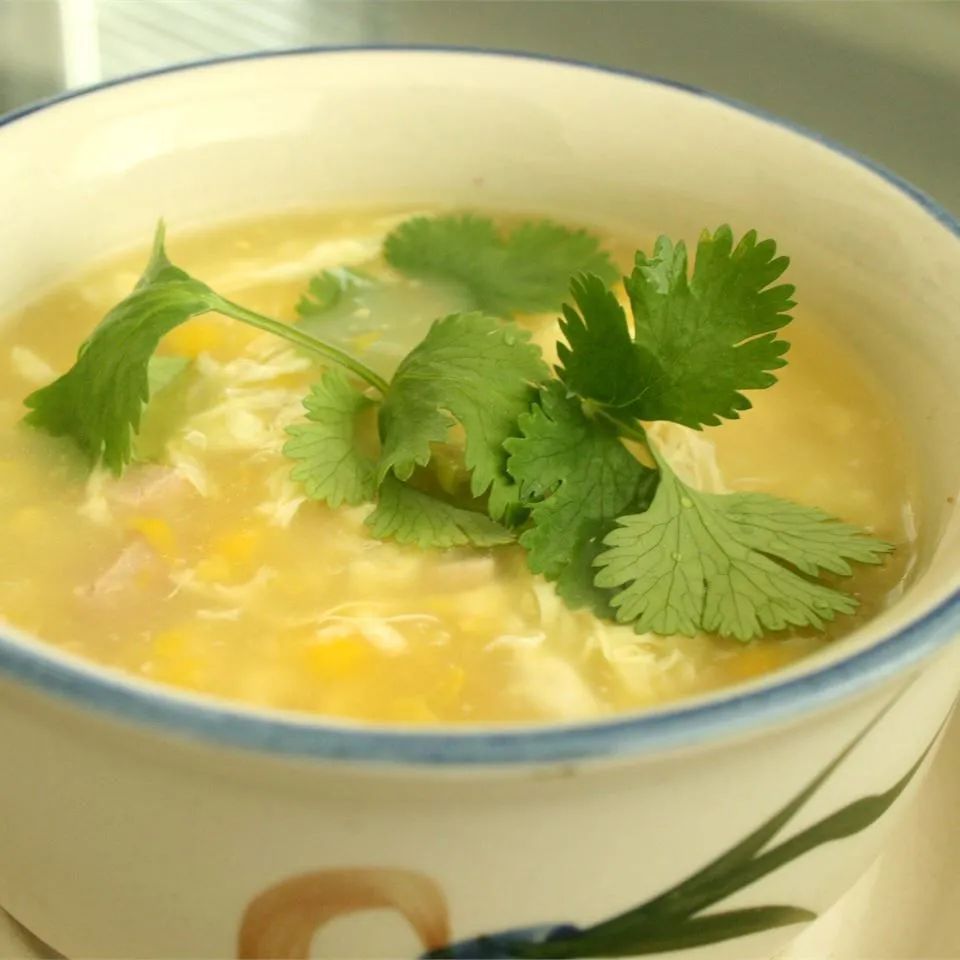 Velvety Chicken Corn Soup