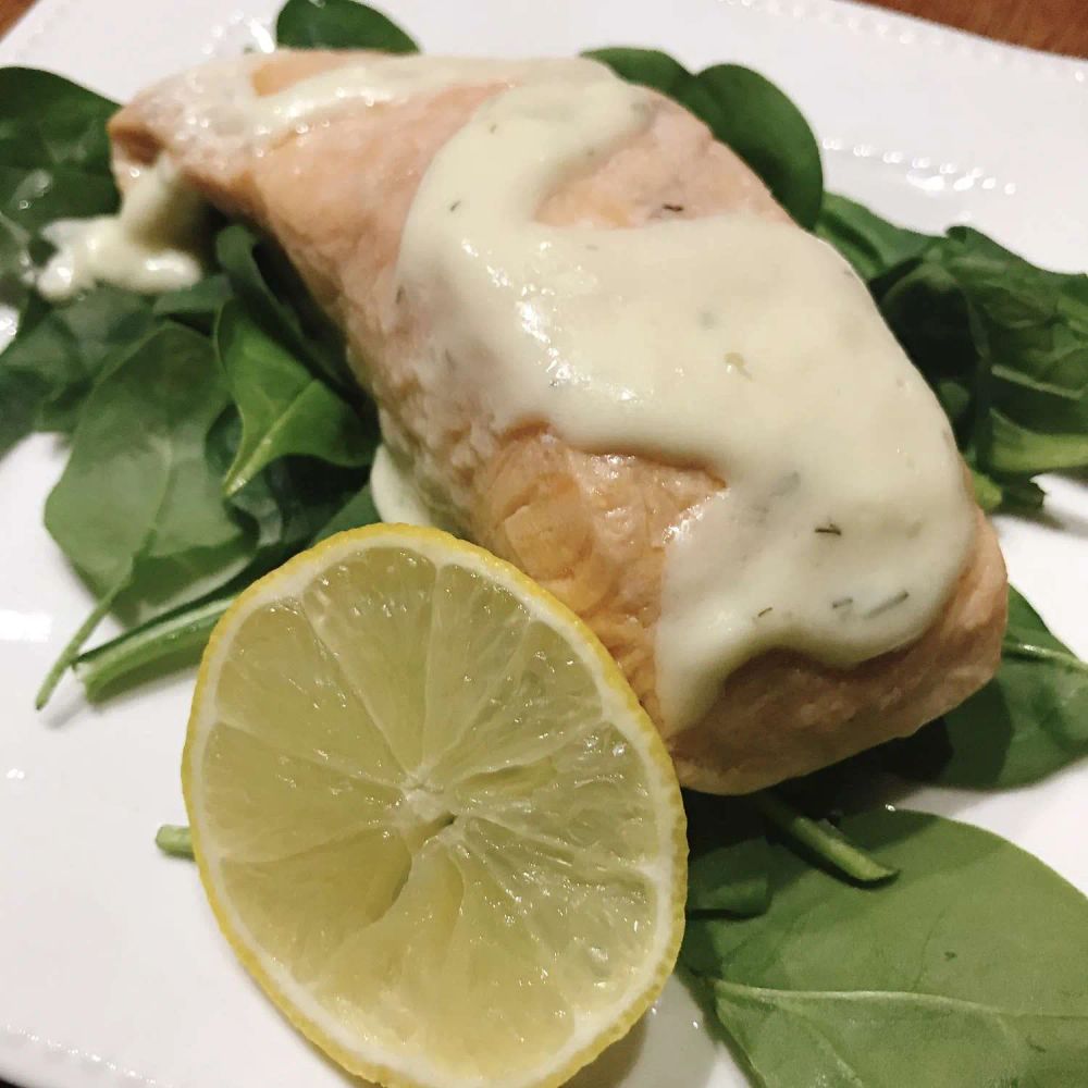 Meyer Lemon Cream Sauce for Salmon