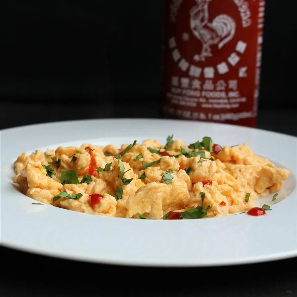 Sriracha Scrambled Eggs