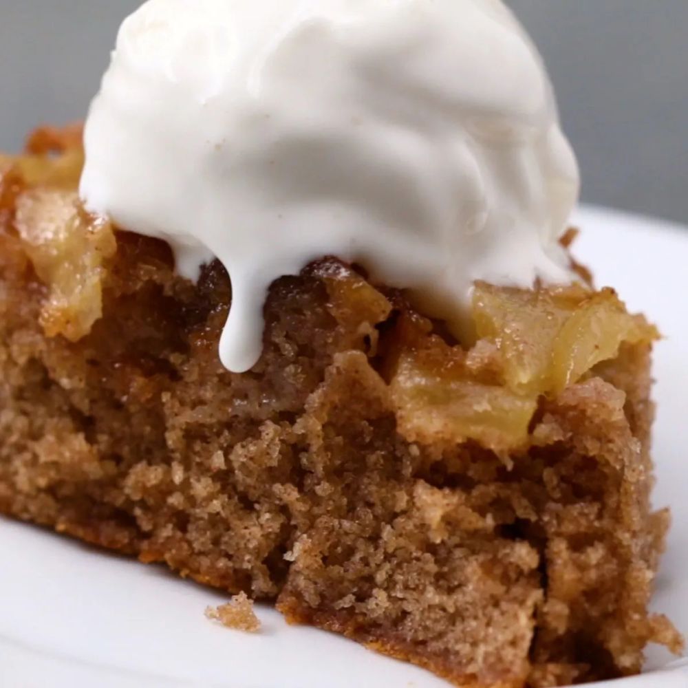 Upside-Down Apple Cake