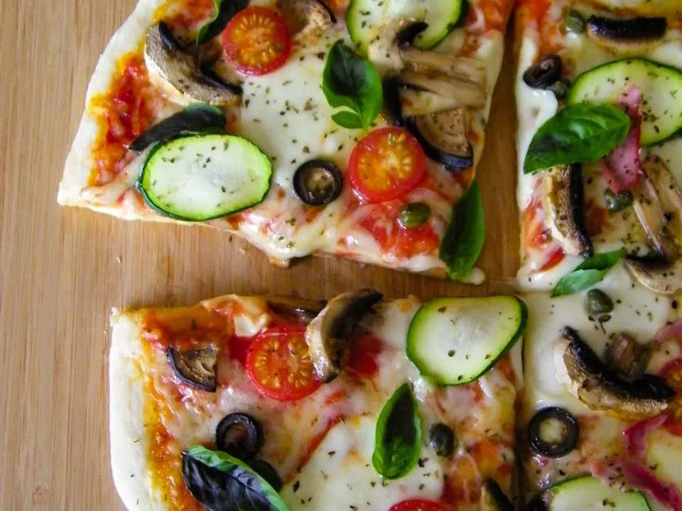 Homemade Veggie Pizza