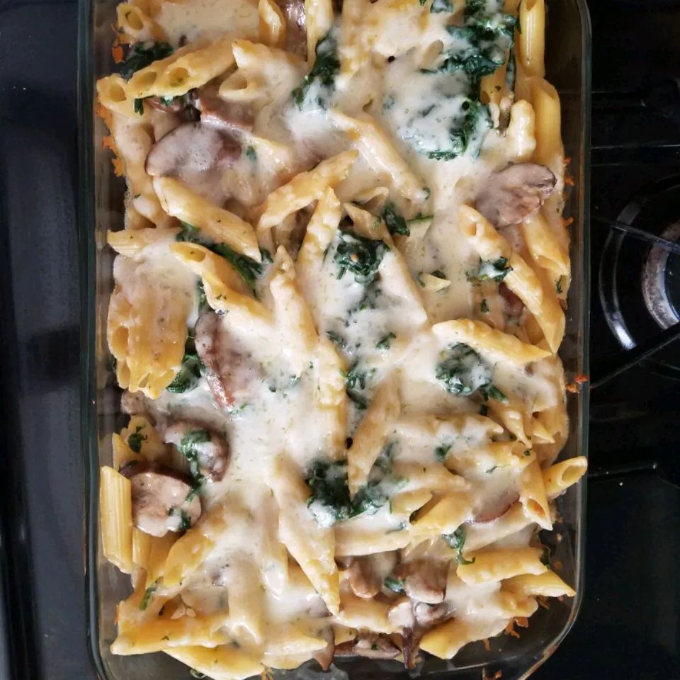 Portobello Penne Pasta Casserole