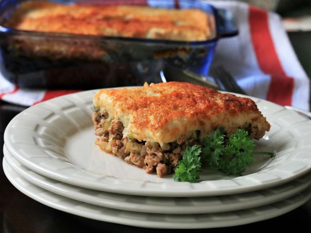 Healthy Shepherd's Pie with Cauliflower Mash